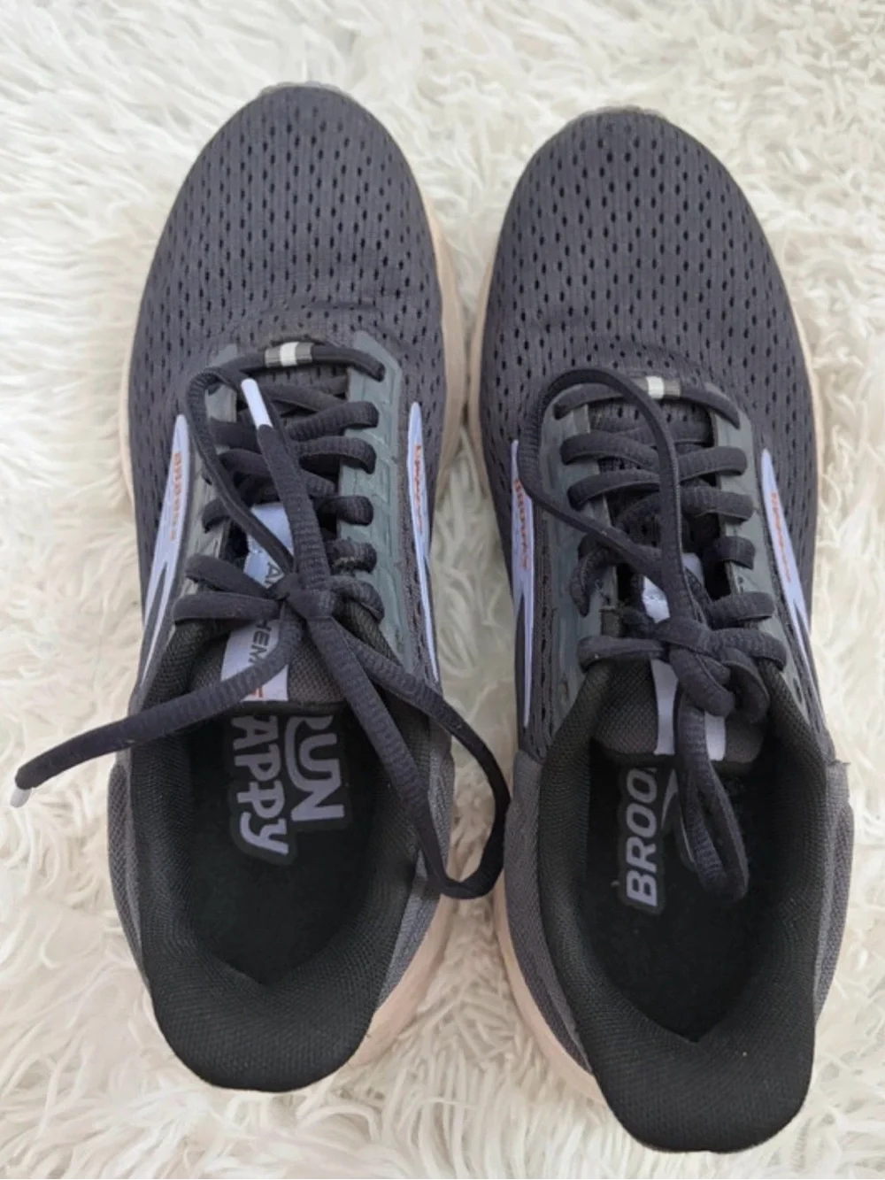 Brooks Anthem 6 Women's Running Shoes Ebony/Lavender/Copper Size 7.5